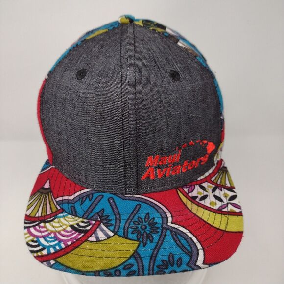 Maui Aviators Snapback Hat Multi OSFA Aloha Double Portion Supply - Picture 2 of 8
